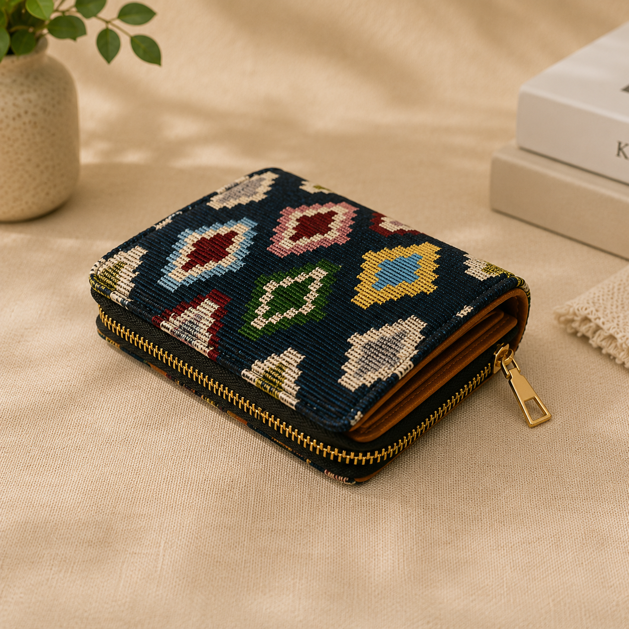 Jacquard Mini Wallet 2.0 (Blue)