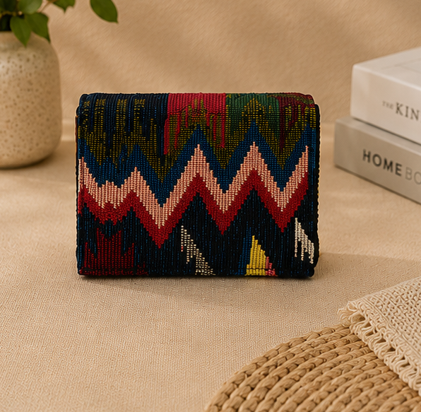 Jacquard Mini Wallet 2.0 (Reddish)