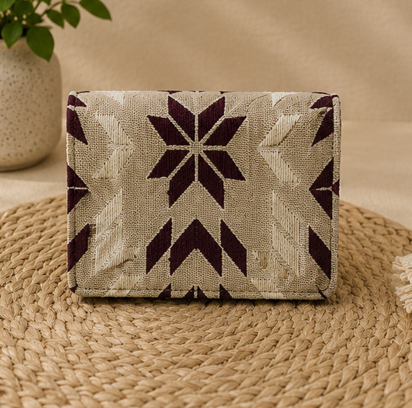 Jacquard Mini Wallet 2.0 (Off-White)