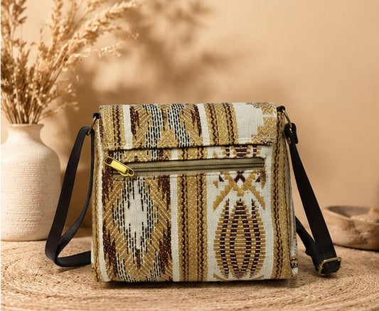 Jacquard flap sling (Self woven jacquard fabric)
