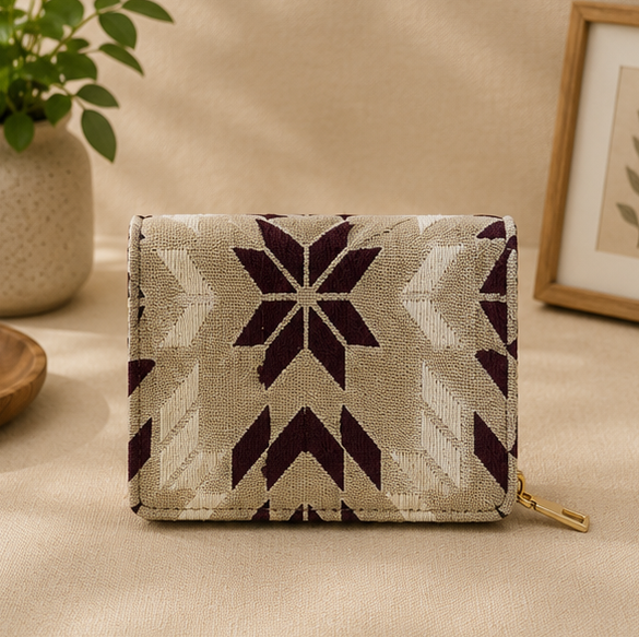 Jacquard Mini Wallet 2.0 (Off-White)