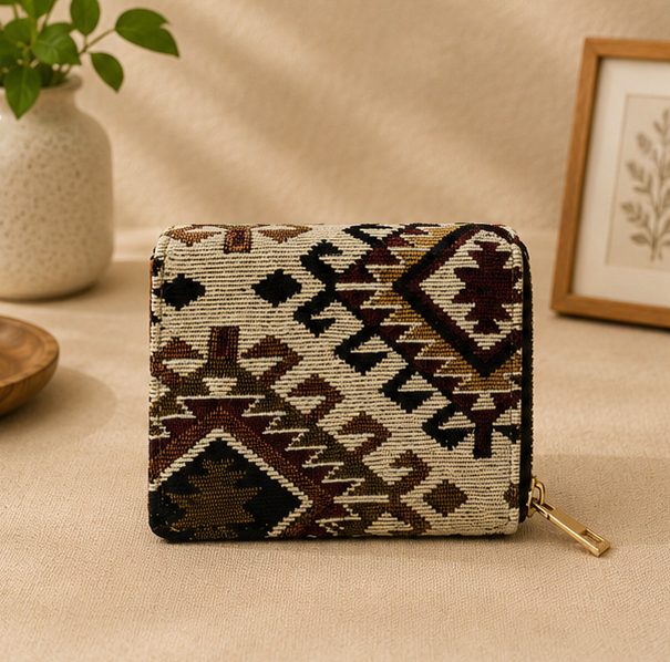 Jacquard Mini Wallet 2.0(Brown)
