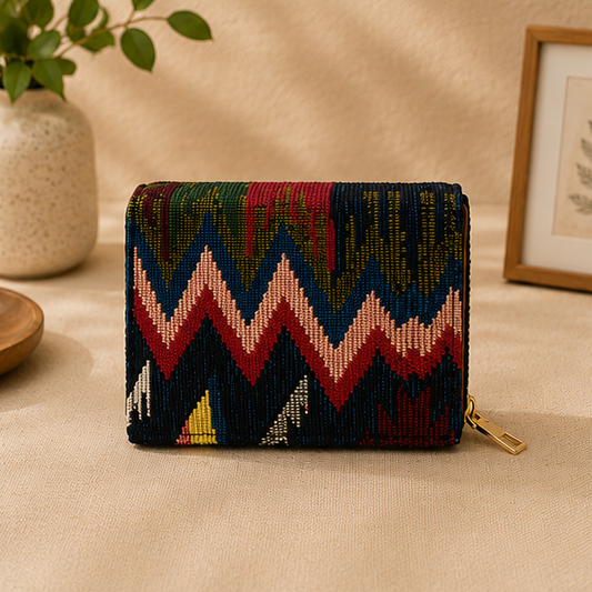 Jacquard Mini Wallet 2.0 (Reddish)