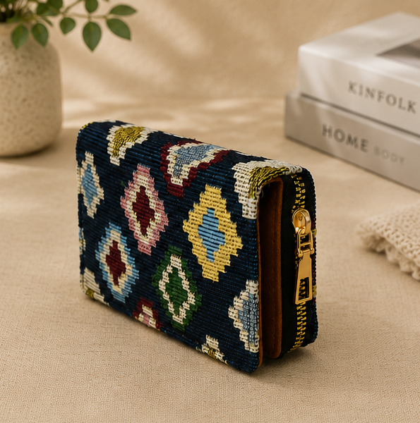 Jacquard Mini Wallet 2.0  (Blue)