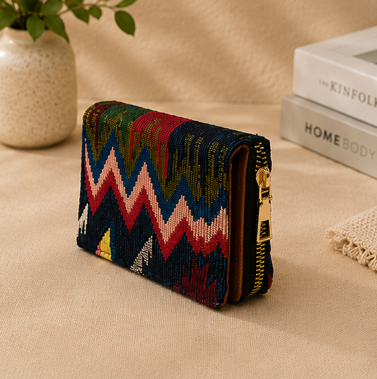 Jacquard Mini Wallet 2.0 (Reddish)