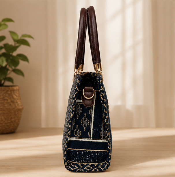 Jacquard UT 3 Partition Tote Bag (Blue)