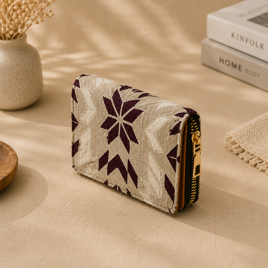 Jacquard Mini Wallet 2.0 (Off-White)