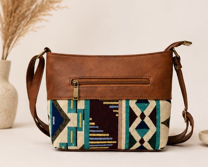 Classic Jacquard Sling Bag