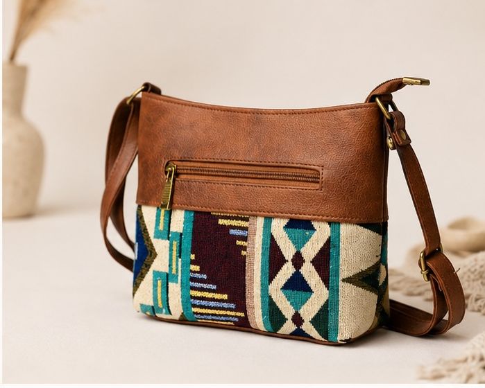 Classic Jacquard Sling Bag