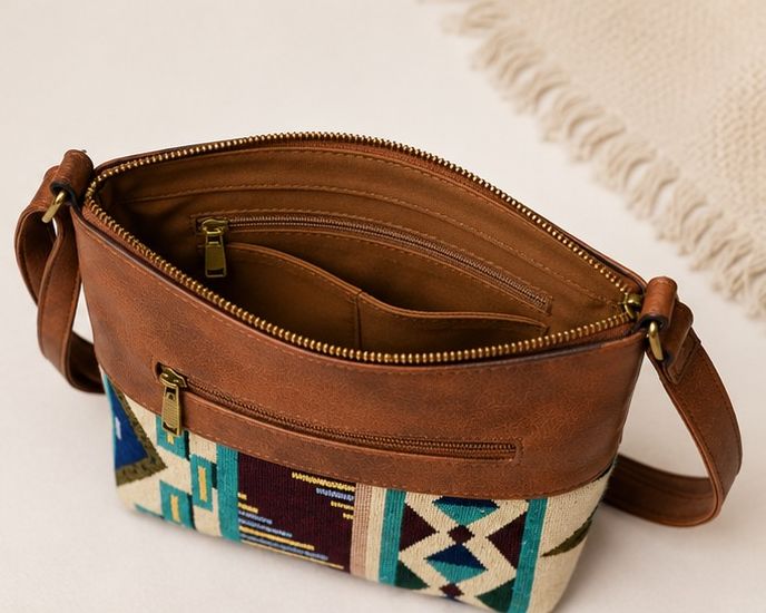 Classic Jacquard Sling Bag