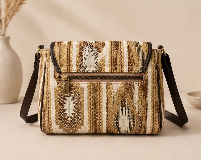 Turn Button Sling Bag