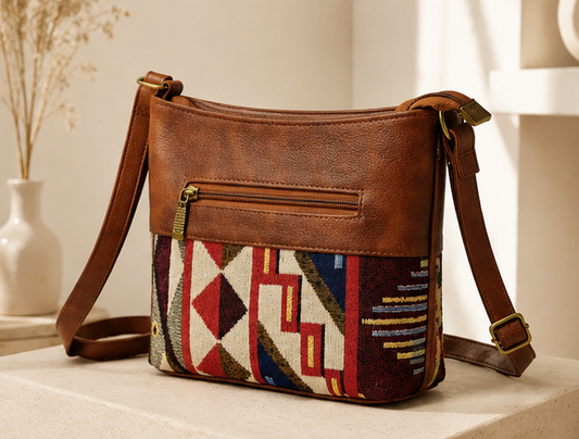 Classic Jacquard Sling Bag (off-cream)