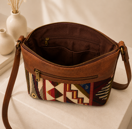 Classic Jacquard Sling Bag (off-cream)