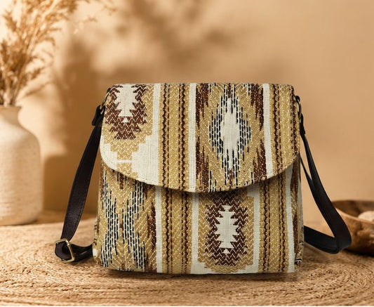 Jacquard flap sling (Self woven jacquard fabric)