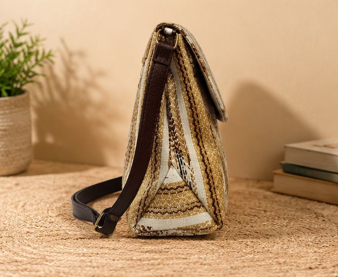 Jacquard flap sling (Self woven jacquard fabric)