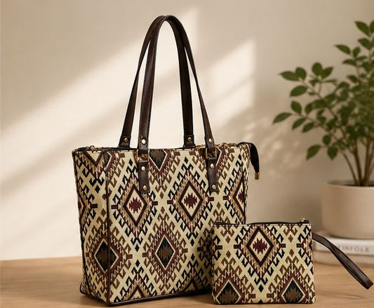 Jacquard UT 3 Partition Tote Bag
