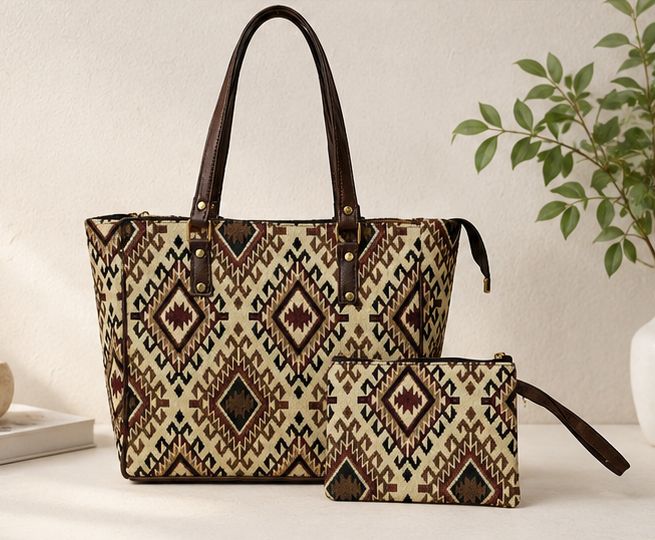 Jacquard UT 3 Partition Tote Bag